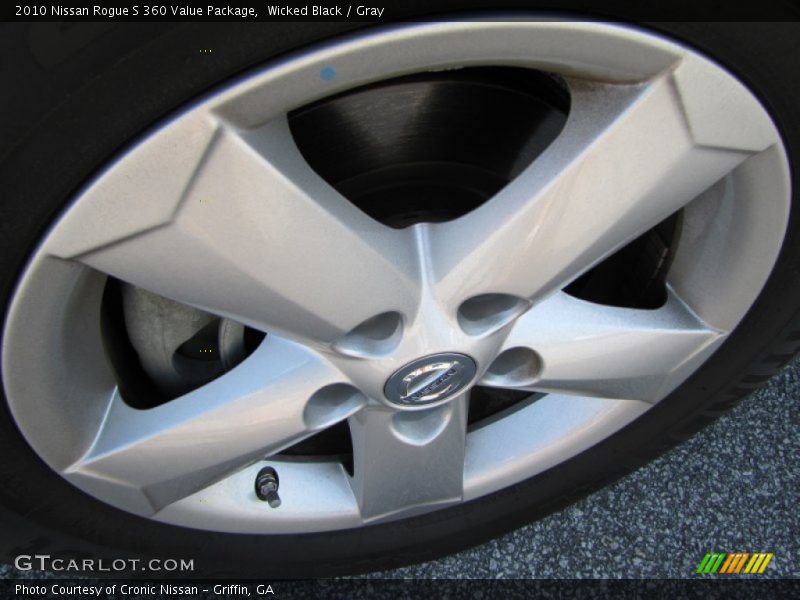Wicked Black / Gray 2010 Nissan Rogue S 360 Value Package