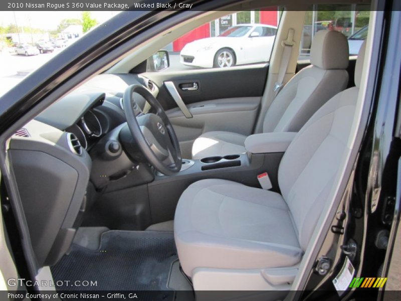 Wicked Black / Gray 2010 Nissan Rogue S 360 Value Package