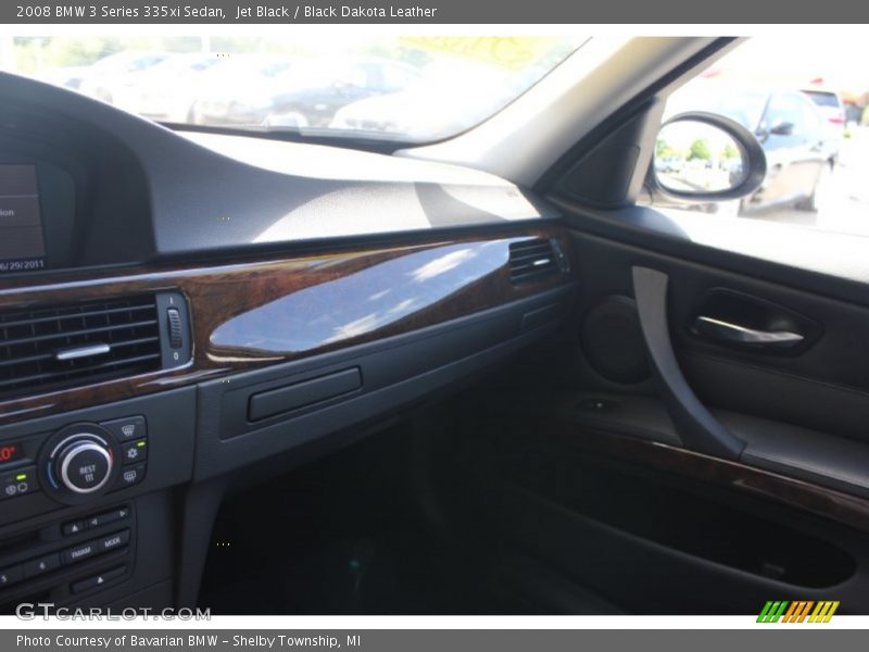 Jet Black / Black Dakota Leather 2008 BMW 3 Series 335xi Sedan