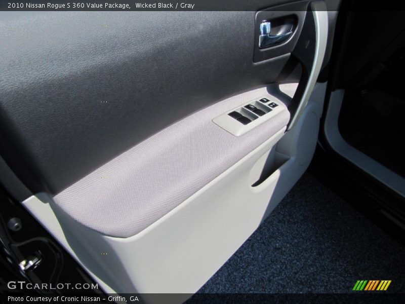 Wicked Black / Gray 2010 Nissan Rogue S 360 Value Package