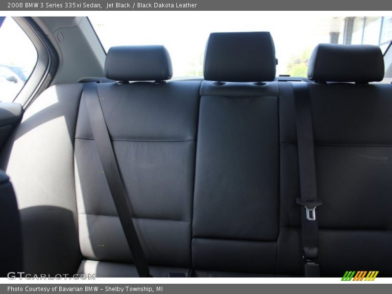 Jet Black / Black Dakota Leather 2008 BMW 3 Series 335xi Sedan