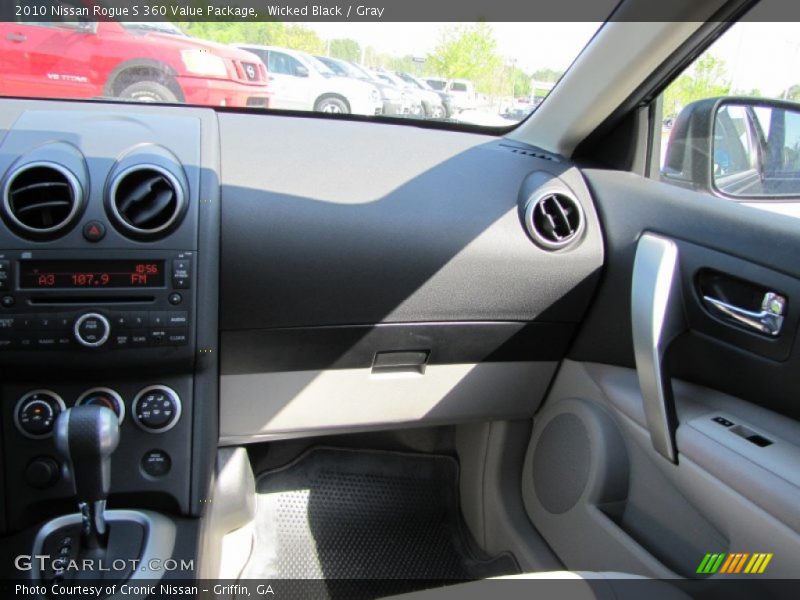 Wicked Black / Gray 2010 Nissan Rogue S 360 Value Package