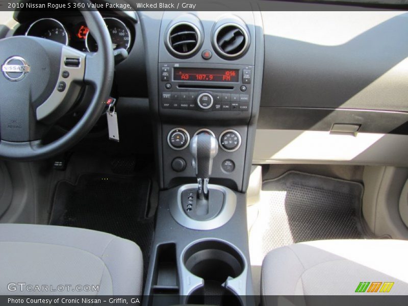 Wicked Black / Gray 2010 Nissan Rogue S 360 Value Package