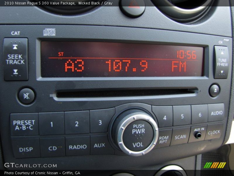 Wicked Black / Gray 2010 Nissan Rogue S 360 Value Package