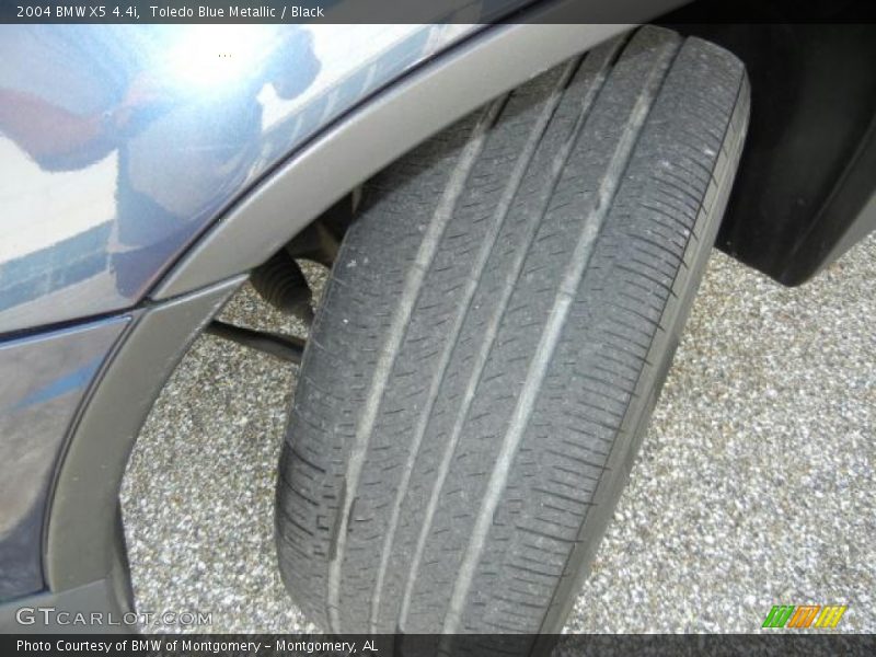 Toledo Blue Metallic / Black 2004 BMW X5 4.4i