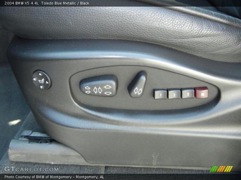 Toledo Blue Metallic / Black 2004 BMW X5 4.4i
