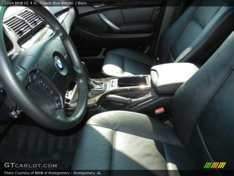 Toledo Blue Metallic / Black 2004 BMW X5 4.4i