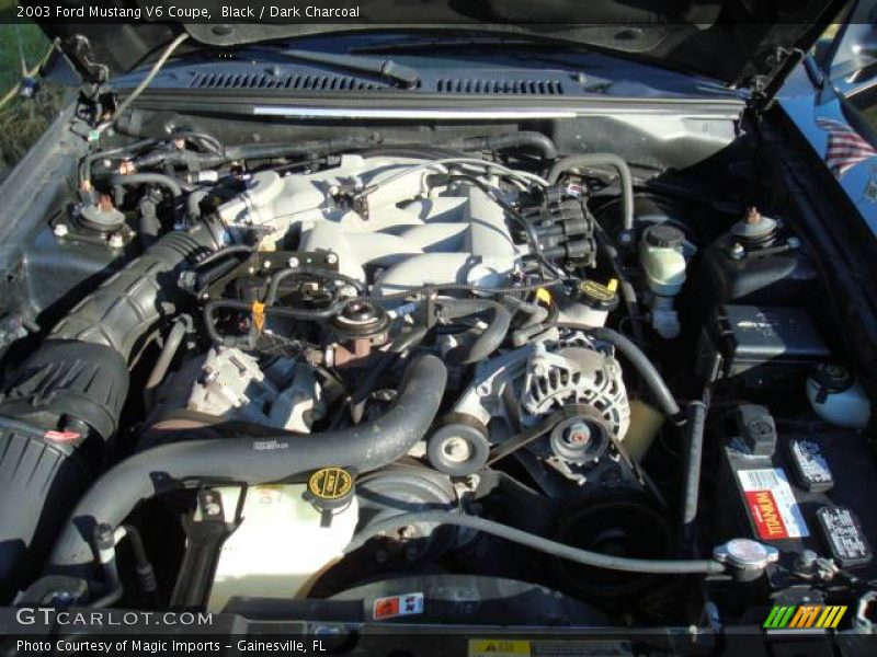 Black / Dark Charcoal 2003 Ford Mustang V6 Coupe