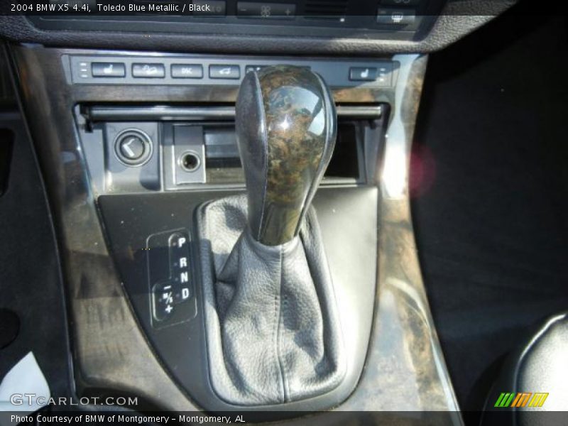 Toledo Blue Metallic / Black 2004 BMW X5 4.4i