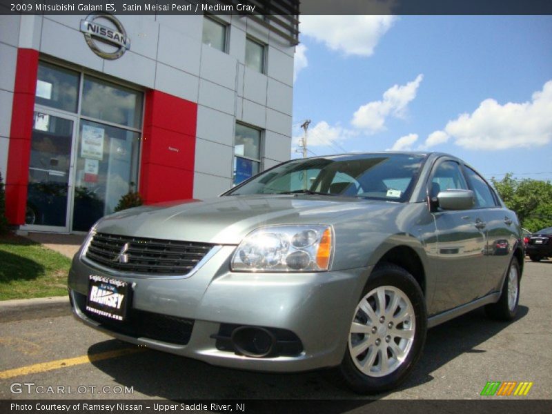 Satin Meisai Pearl / Medium Gray 2009 Mitsubishi Galant ES