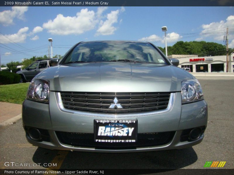 Satin Meisai Pearl / Medium Gray 2009 Mitsubishi Galant ES