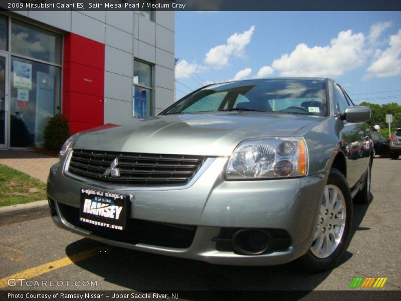 Satin Meisai Pearl / Medium Gray 2009 Mitsubishi Galant ES