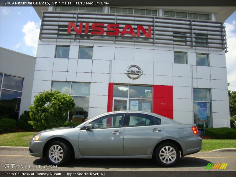 Satin Meisai Pearl / Medium Gray 2009 Mitsubishi Galant ES