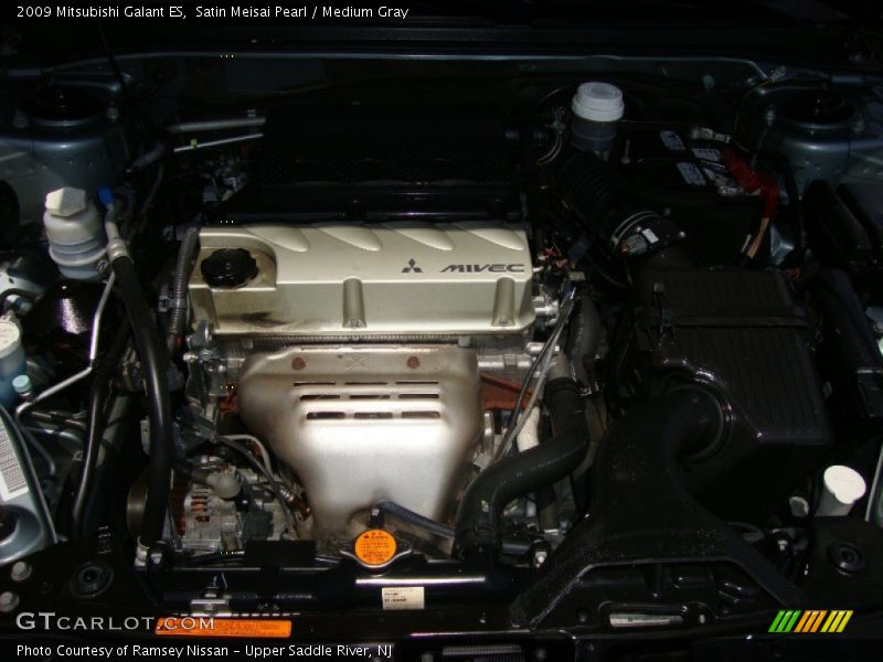 Satin Meisai Pearl / Medium Gray 2009 Mitsubishi Galant ES