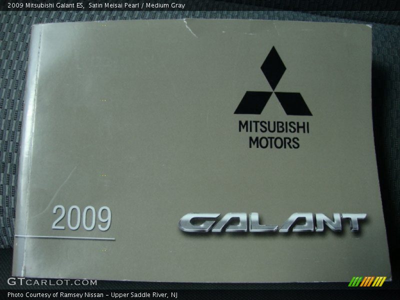 Satin Meisai Pearl / Medium Gray 2009 Mitsubishi Galant ES