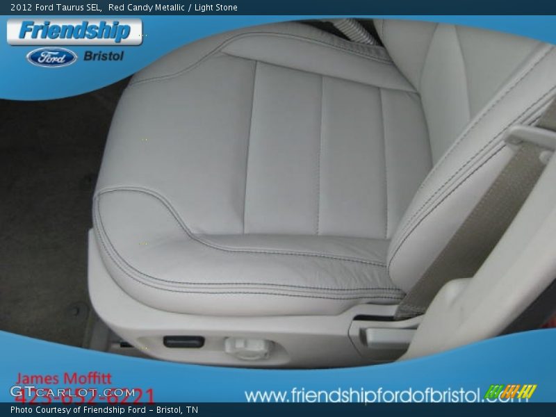 Red Candy Metallic / Light Stone 2012 Ford Taurus SEL