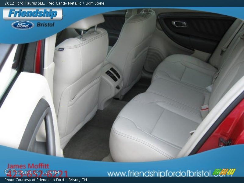 Red Candy Metallic / Light Stone 2012 Ford Taurus SEL