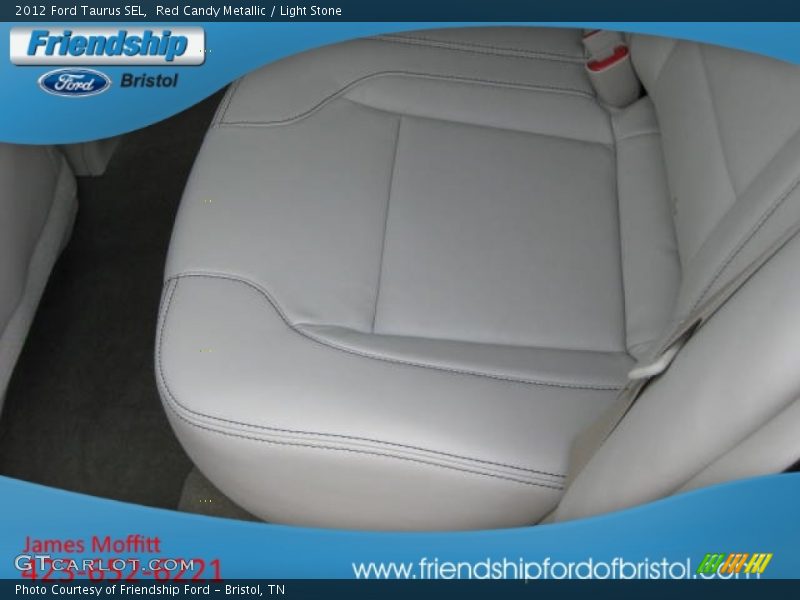 Red Candy Metallic / Light Stone 2012 Ford Taurus SEL