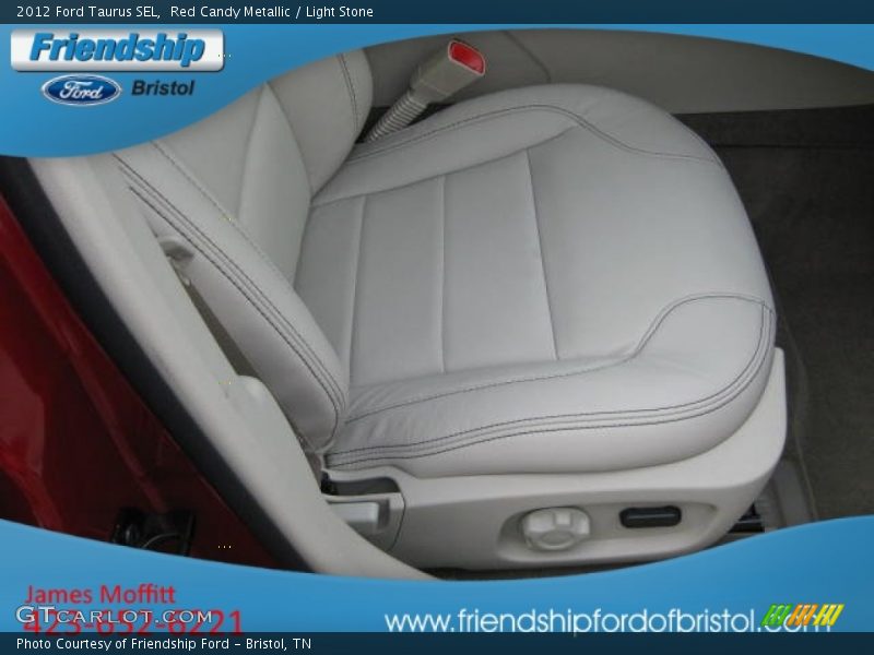 Red Candy Metallic / Light Stone 2012 Ford Taurus SEL