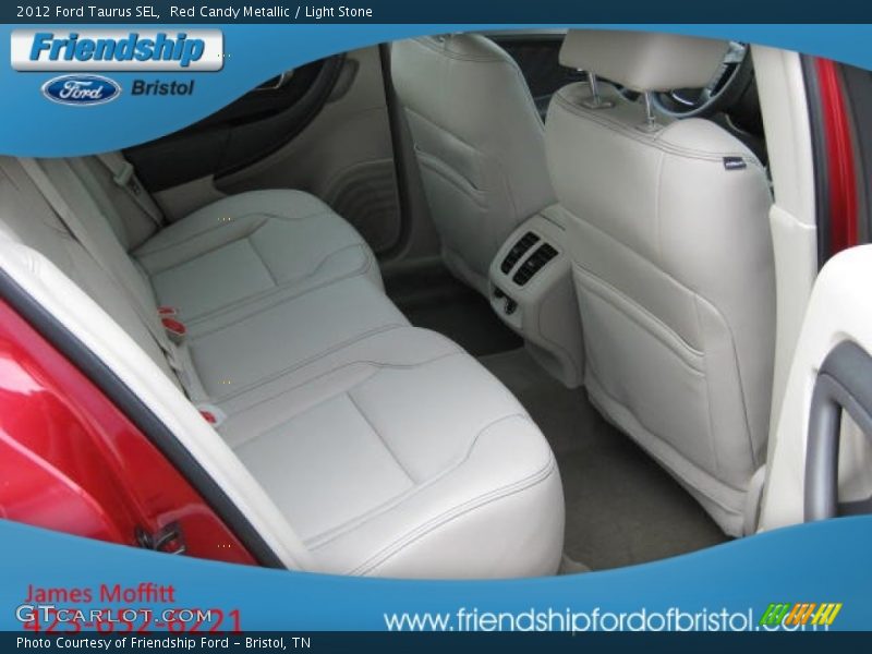 Red Candy Metallic / Light Stone 2012 Ford Taurus SEL