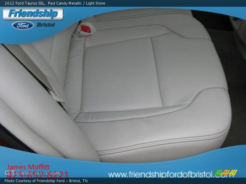 Red Candy Metallic / Light Stone 2012 Ford Taurus SEL
