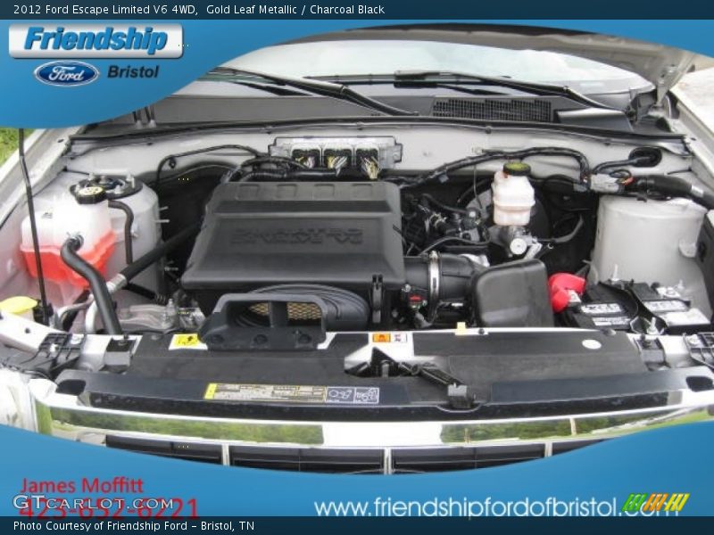 Gold Leaf Metallic / Charcoal Black 2012 Ford Escape Limited V6 4WD