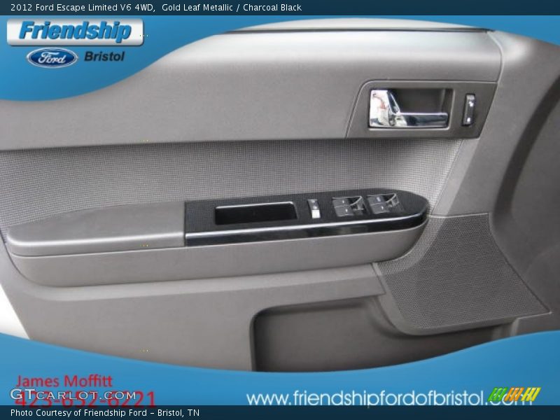 Gold Leaf Metallic / Charcoal Black 2012 Ford Escape Limited V6 4WD