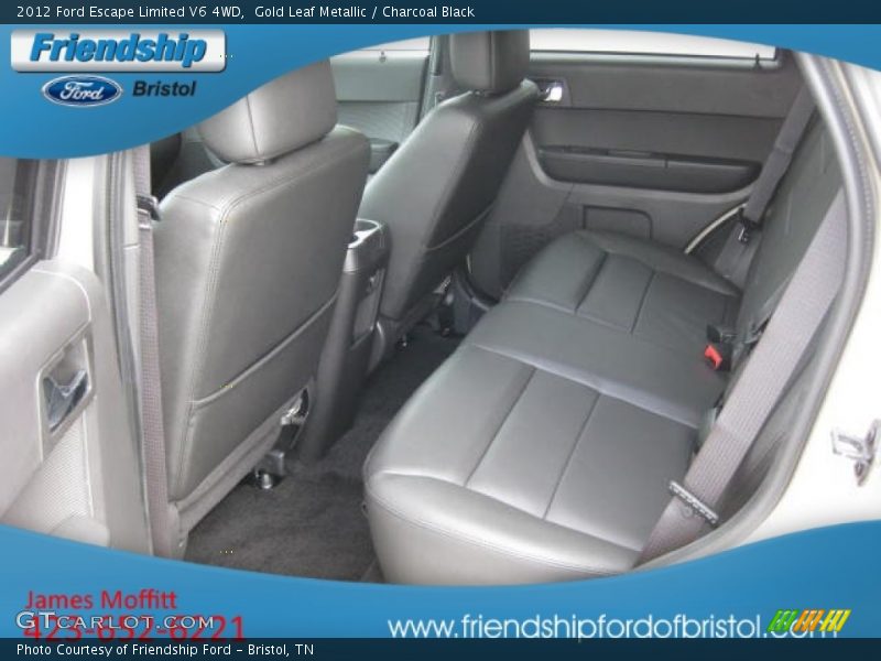 Gold Leaf Metallic / Charcoal Black 2012 Ford Escape Limited V6 4WD
