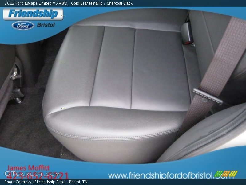 Gold Leaf Metallic / Charcoal Black 2012 Ford Escape Limited V6 4WD