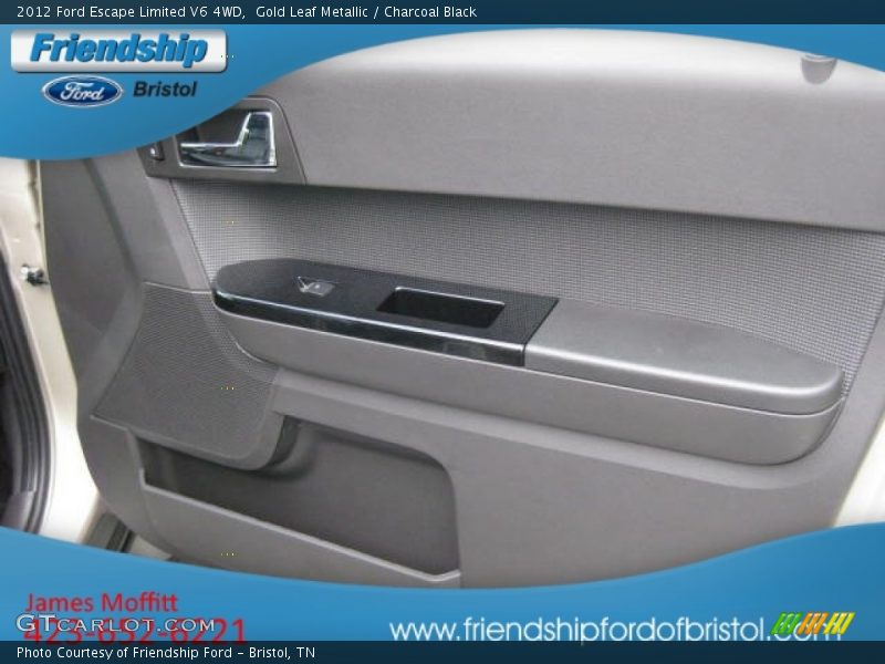 Gold Leaf Metallic / Charcoal Black 2012 Ford Escape Limited V6 4WD