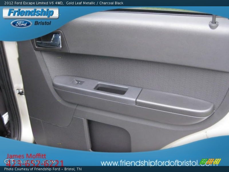 Gold Leaf Metallic / Charcoal Black 2012 Ford Escape Limited V6 4WD