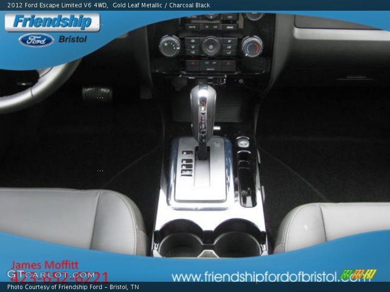 Gold Leaf Metallic / Charcoal Black 2012 Ford Escape Limited V6 4WD