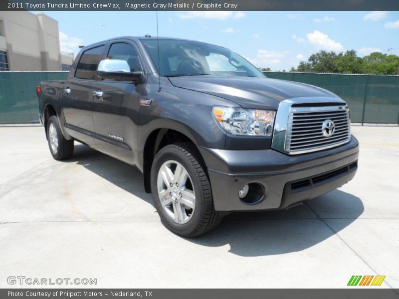 Magnetic Gray Metallic / Graphite Gray 2011 Toyota Tundra Limited CrewMax