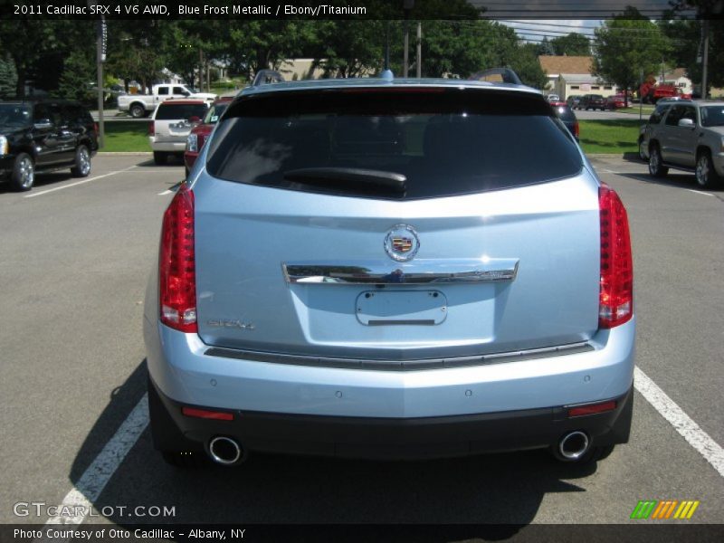 Blue Frost Metallic / Ebony/Titanium 2011 Cadillac SRX 4 V6 AWD