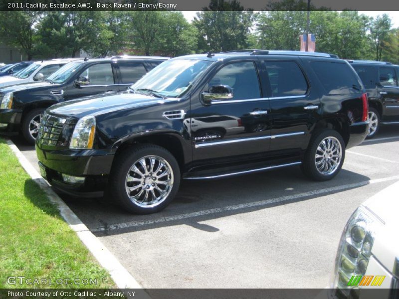Black Raven / Ebony/Ebony 2011 Cadillac Escalade AWD