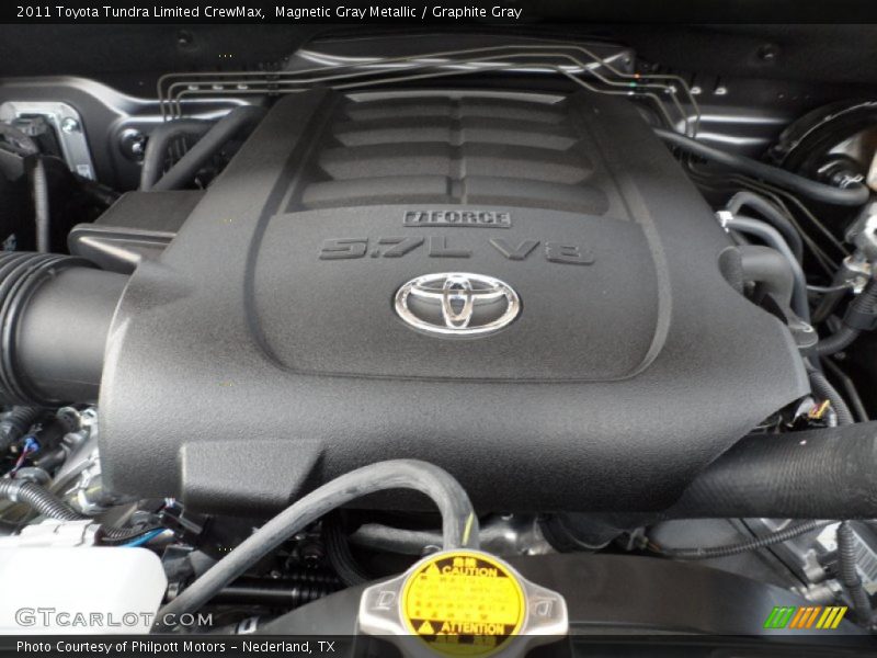 Magnetic Gray Metallic / Graphite Gray 2011 Toyota Tundra Limited CrewMax