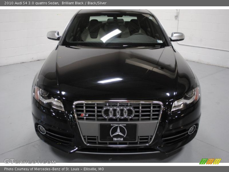 Brilliant Black / Black/Silver 2010 Audi S4 3.0 quattro Sedan
