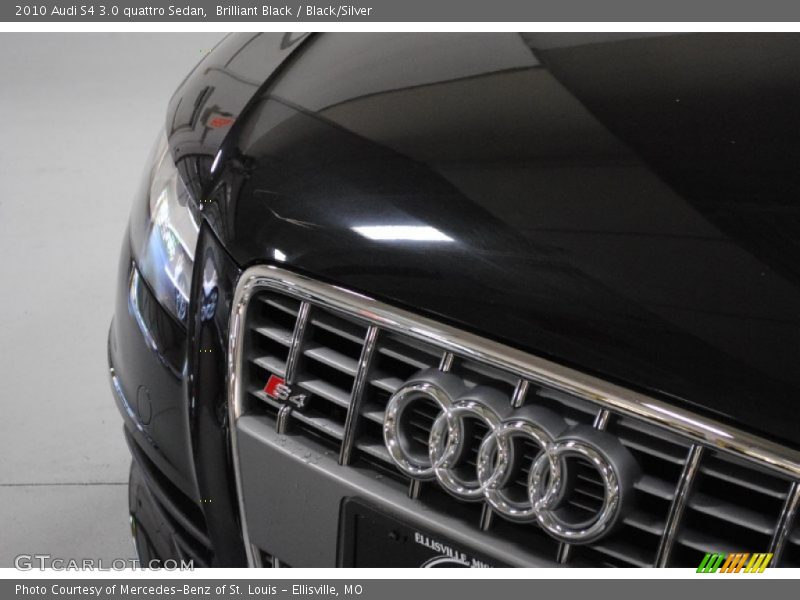 Brilliant Black / Black/Silver 2010 Audi S4 3.0 quattro Sedan