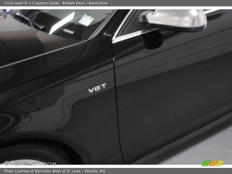 Brilliant Black / Black/Silver 2010 Audi S4 3.0 quattro Sedan