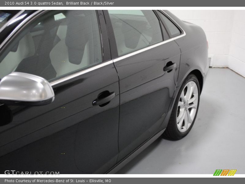 Brilliant Black / Black/Silver 2010 Audi S4 3.0 quattro Sedan