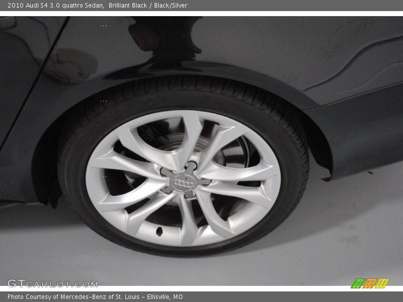 Brilliant Black / Black/Silver 2010 Audi S4 3.0 quattro Sedan