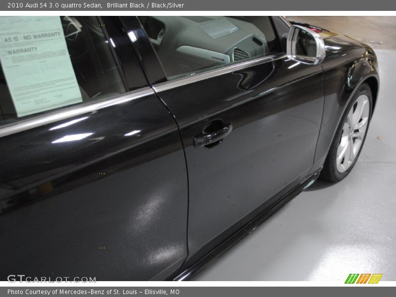 Brilliant Black / Black/Silver 2010 Audi S4 3.0 quattro Sedan