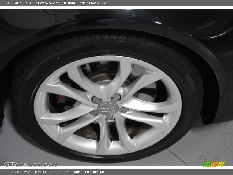 Brilliant Black / Black/Silver 2010 Audi S4 3.0 quattro Sedan