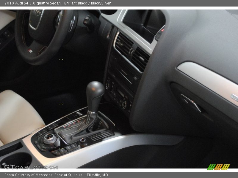 Brilliant Black / Black/Silver 2010 Audi S4 3.0 quattro Sedan