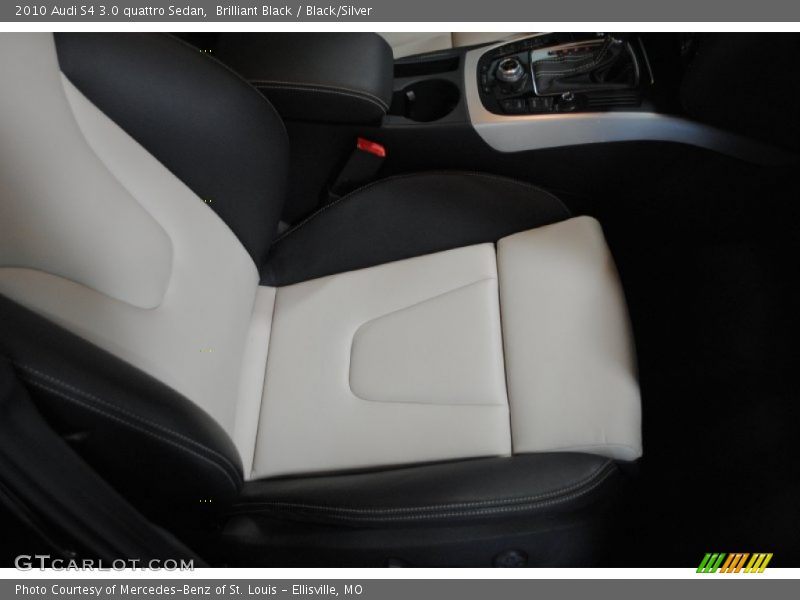 Brilliant Black / Black/Silver 2010 Audi S4 3.0 quattro Sedan