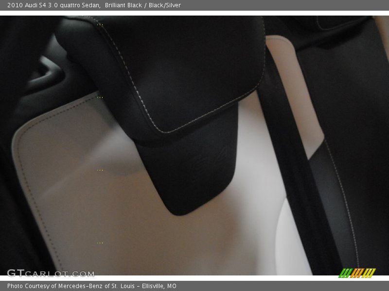 Brilliant Black / Black/Silver 2010 Audi S4 3.0 quattro Sedan