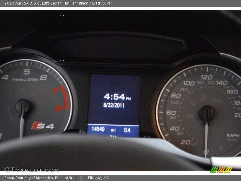 Brilliant Black / Black/Silver 2010 Audi S4 3.0 quattro Sedan
