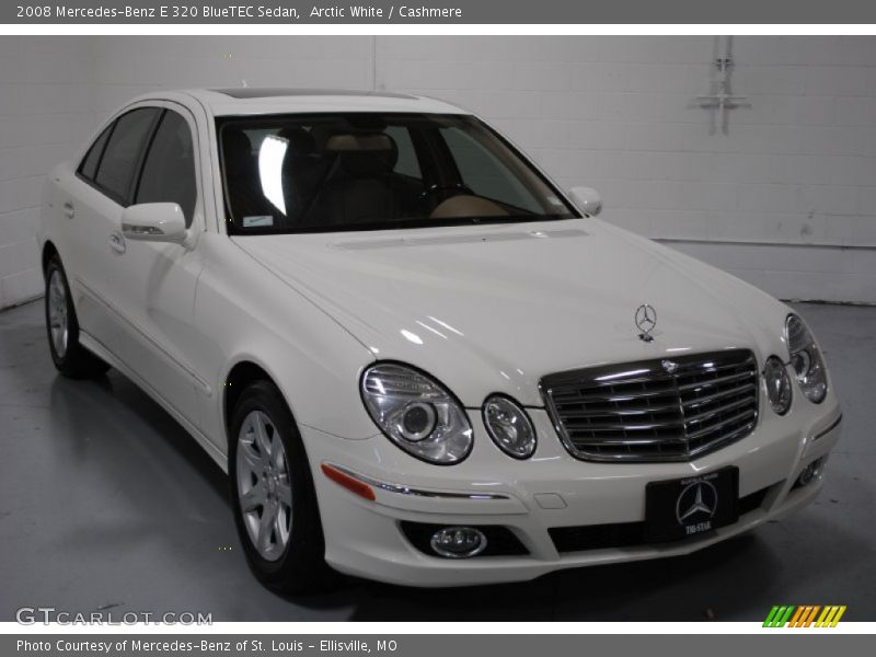 Arctic White / Cashmere 2008 Mercedes-Benz E 320 BlueTEC Sedan