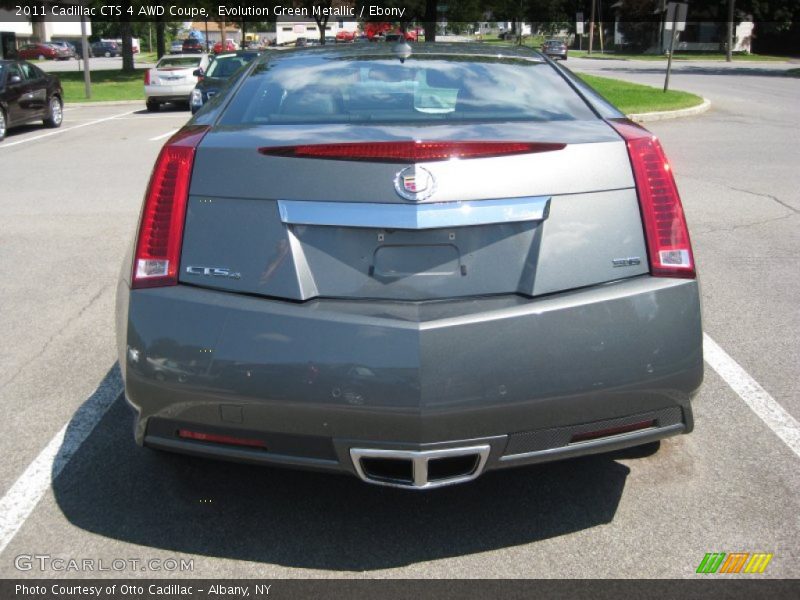 2011 CTS 4 AWD Coupe Evolution Green Metallic
