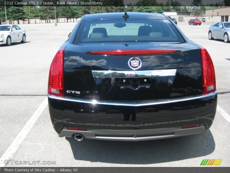 Black Raven / Ebony/Ebony 2012 Cadillac CTS 3.0 Sedan